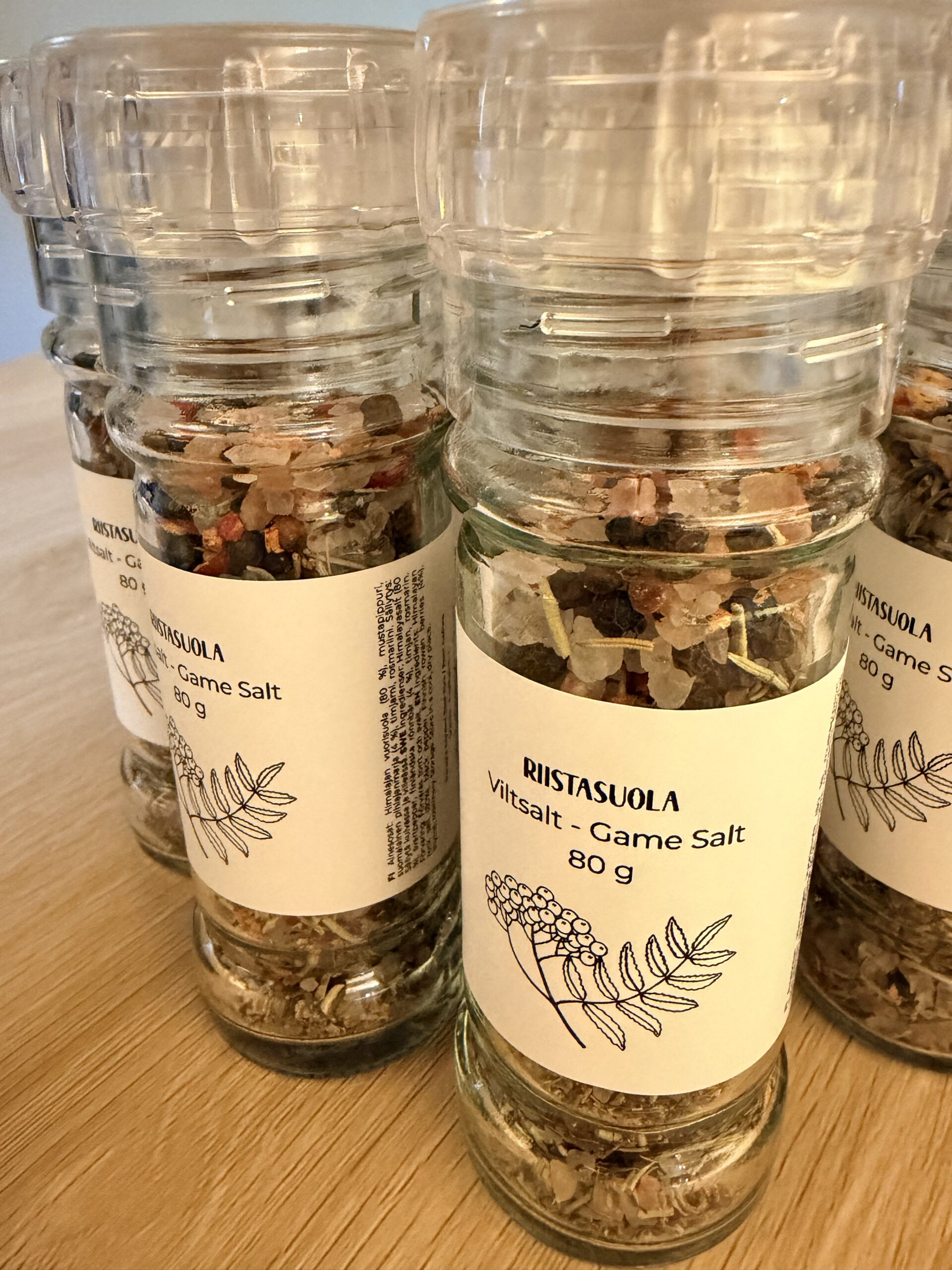 Pihlajanmarjainen riistasuola.
